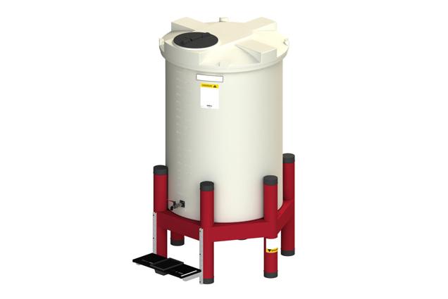 cylindrical tank gravity feed systems